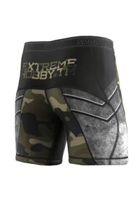 Spodenki Vale Tudo do MMA męskie EXTREME HOBBY MILITARY. Kolor: zielony, brązowy, wielokolorowy. Materiał: elastan, poliester