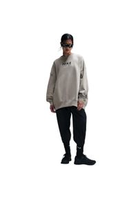 Bluza damska Nike Sportswear Oversized Crew-Neck. Kolor: szary. Sport: fitness