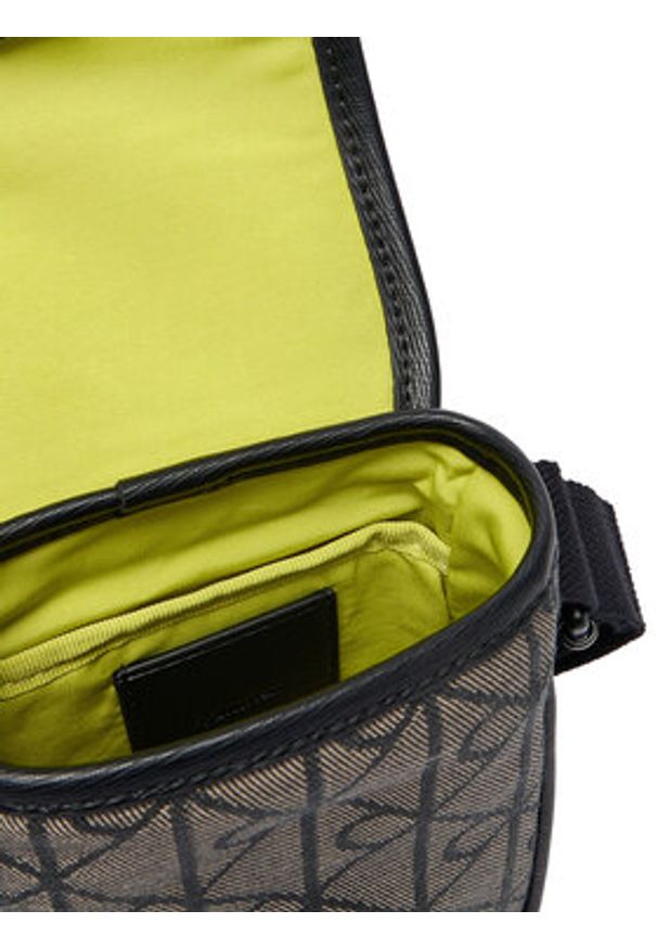 Calvin Klein Saszetka Mixed Emblem Aop LV04D3527G Beżowy. Kolor: beżowy. Materiał: materiał