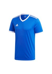 Adidas - Koszulka piłkarska adidas Tabela 18 Jersey męska. Kolor: niebieski. Materiał: jersey. Sport: piłka nożna #1