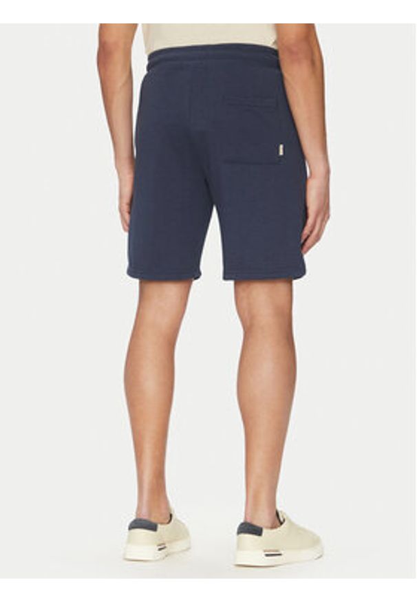 Blend Szorty sportowe 20718381 Granatowy Regular Fit. Kolor: niebieski. Materiał: bawełna. Styl: sportowy