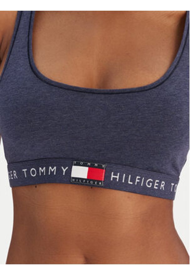 TOMMY HILFIGER - Tommy Hilfiger Biustonosz top UW0UW06221 Granatowy. Kolor: niebieski. Materiał: bawełna