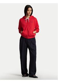 Polo Ralph Lauren Bluza 211971699005 Czerwony Relaxed Fit. Typ kołnierza: polo. Kolor: czerwony. Materiał: bawełna #5