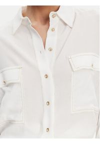 ACCESS FASHION Koszula 53-7006-394 Biały Relaxed Fit. Kolor: biały. Materiał: wiskoza