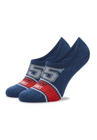 Tommy Jeans Skarpety stopki unisex 701222685 Granatowy. Kolor: niebieski. Materiał: bawełna, materiał