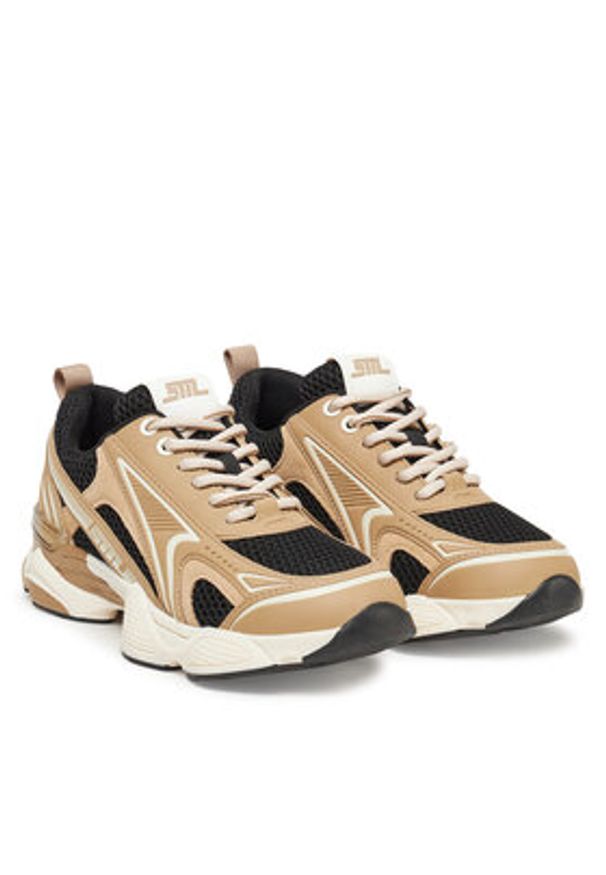 Steve Madden Sneakersy Speedster-E SM19000122 Beżowy. Kolor: beżowy. Materiał: materiał