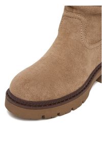 Clara Barson Botki CEO-WS6332-01 Beżowy. Kolor: beżowy. Materiał: materiał #3