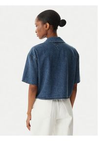 Tommy Jeans Koszula jeansowa DW0DW22216 Niebieski Relaxed Fit. Kolor: niebieski. Materiał: bawełna #4