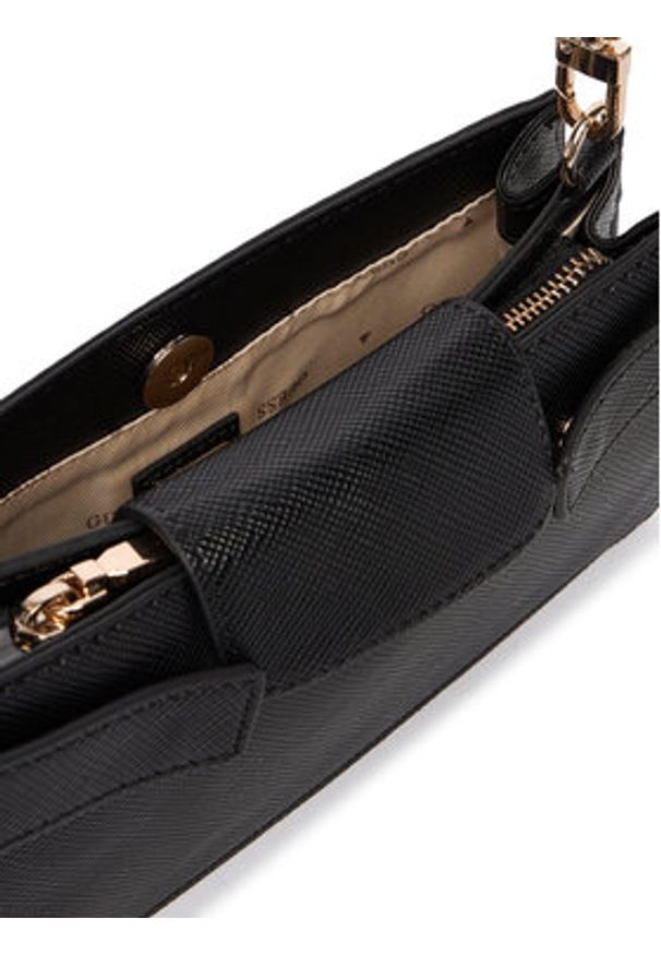 Guess Torebka Serenova Mini HWZG80 91720 Czarny. Kolor: czarny. Materiał: skórzane