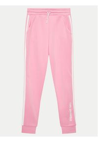 Karl Lagerfeld Kids Spodnie dresowe Z14206 S Różowy Slim Fit. Kolor: różowy. Materiał: syntetyk #3