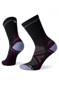 Skarpety Trekkingowe Damskie Smartwool Hike Light Cushion Crew Socks. Kolor: fioletowy, szary, wielokolorowy, czarny. Materiał: wełna. Sport: turystyka piesza
