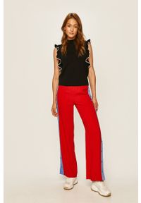 Karl Lagerfeld - Spodnie. Kolor: czerwony #6