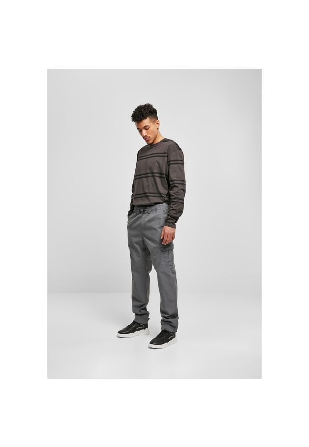 Spodnie Urban Classics ripstop cargo. Kolor: szary. Materiał: materiał. Długość: długie