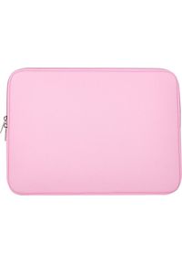 Etui Hurtel Uniwersalne etui torba na laptopa 14'' wsuwka tablet organizer na komputer różowy. Kolor: różowy