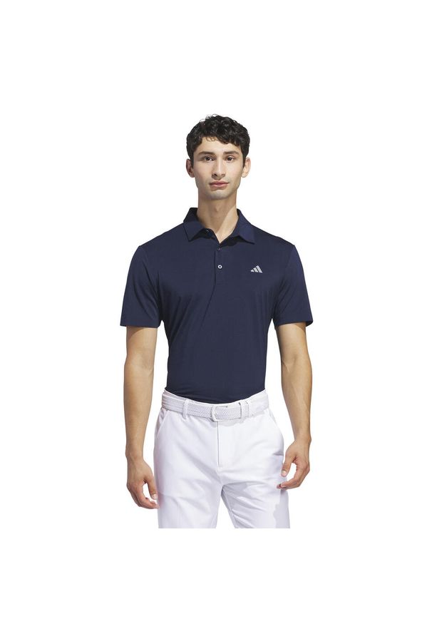 Adidas - Koszulka polo Ultimate365 Solid. Typ kołnierza: polo. Kolor: niebieski. Materiał: materiał. Styl: sportowy