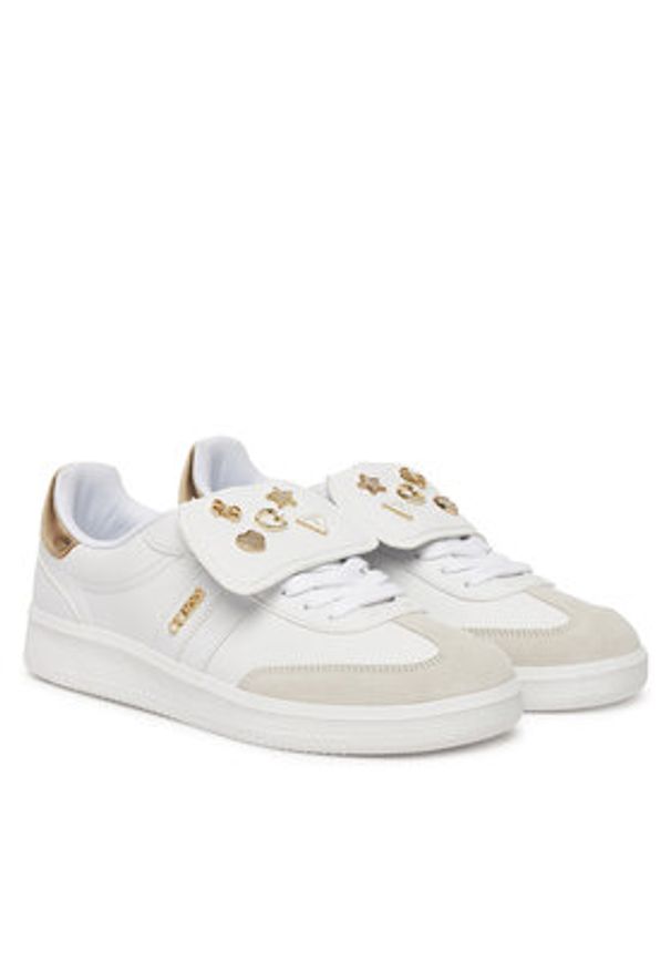 Guess Sneakersy FLTOL2 ELE12 Biały. Kolor: biały. Materiał: skóra