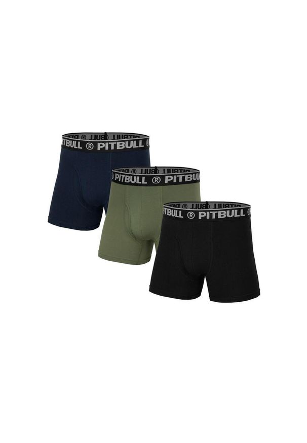 PITBULL - Bokserki męskie Pitbull Fly 3-pak. Kolor: wielokolorowy. Sport: fitness