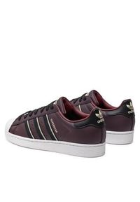 Adidas - adidas Sneakersy Superstar Shoes HP2856 Bordowy. Kolor: czerwony. Materiał: skóra. Model: Adidas Superstar #5