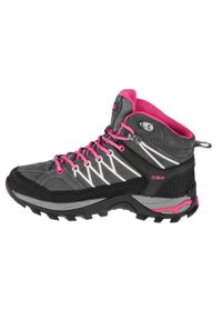 Buty trekkingowe damskie, CMP Rigel Mid. Kolor: różowy. Materiał: tkanina, materiał, skóra, syntetyk