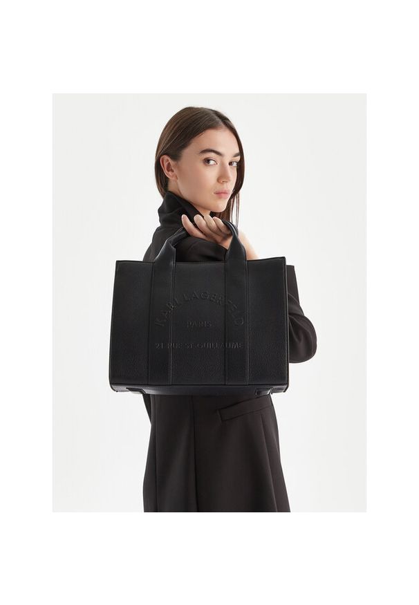 Karl Lagerfeld - Torebka KARL LAGERFELD. Kolor: czarny