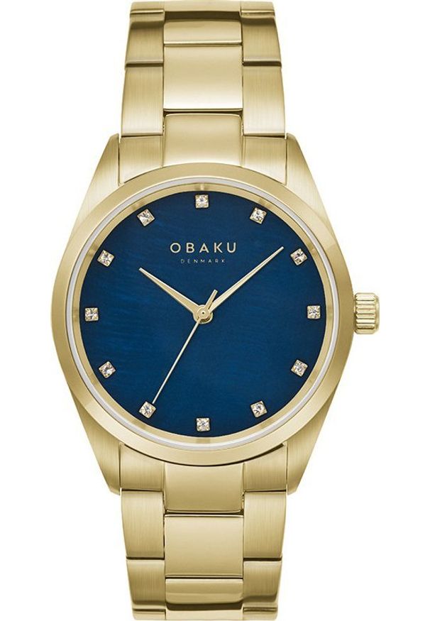 Zegarek OBAKU Zegarek damski Obaku Denmark V263LXGLSG złoty. Kolor: złoty