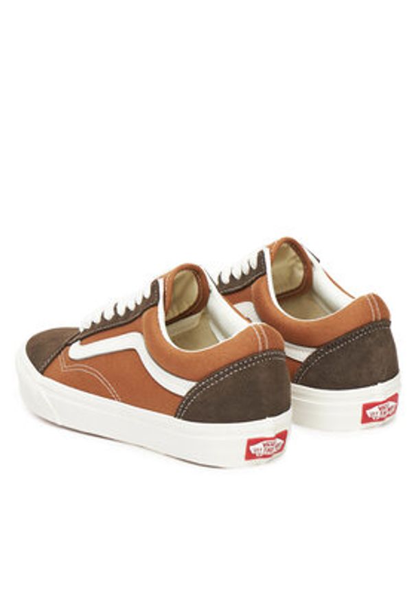 Vans Tenisówki Old Skool VN000D9YBW21 Brązowy. Kolor: brązowy. Materiał: materiał
