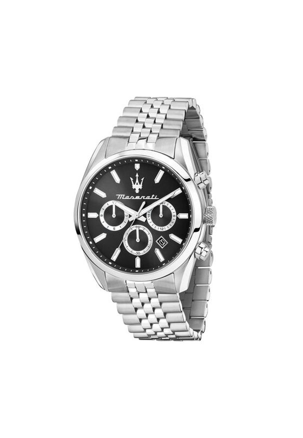 Maserati Zegarek Attrazione R8853151022 Srebrny. Kolor: srebrny