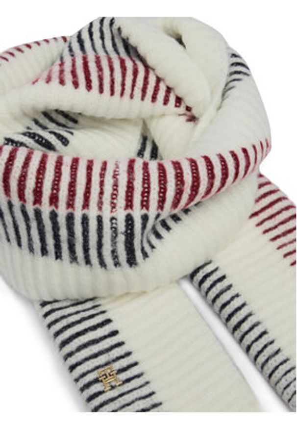 TOMMY HILFIGER - Tommy Hilfiger Szalik Varsity AW0AW16653 Écru. Materiał: syntetyk