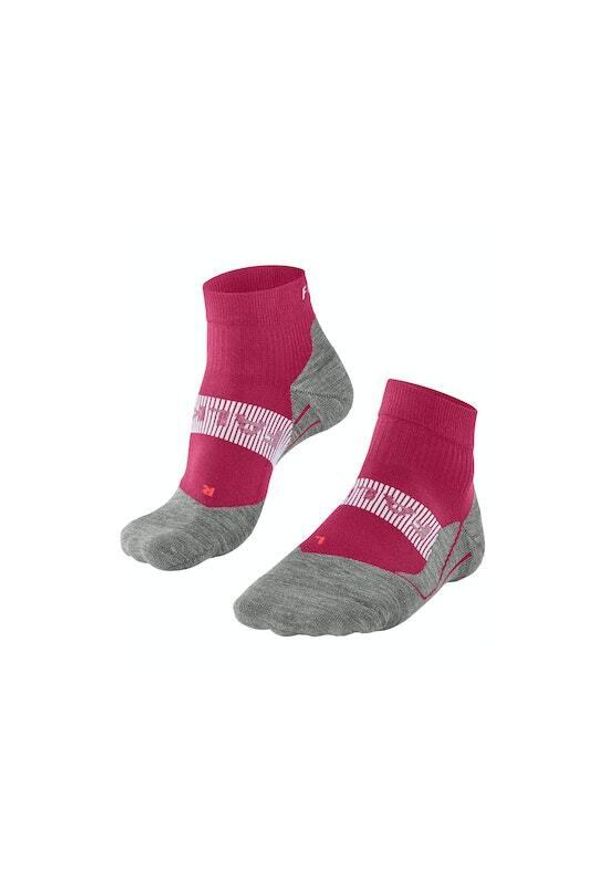 Krótkie skarpety damskie Falke RU4 Endurance Cool. Kolor: czerwony, wielokolorowy, różowy. Sport: bieganie
