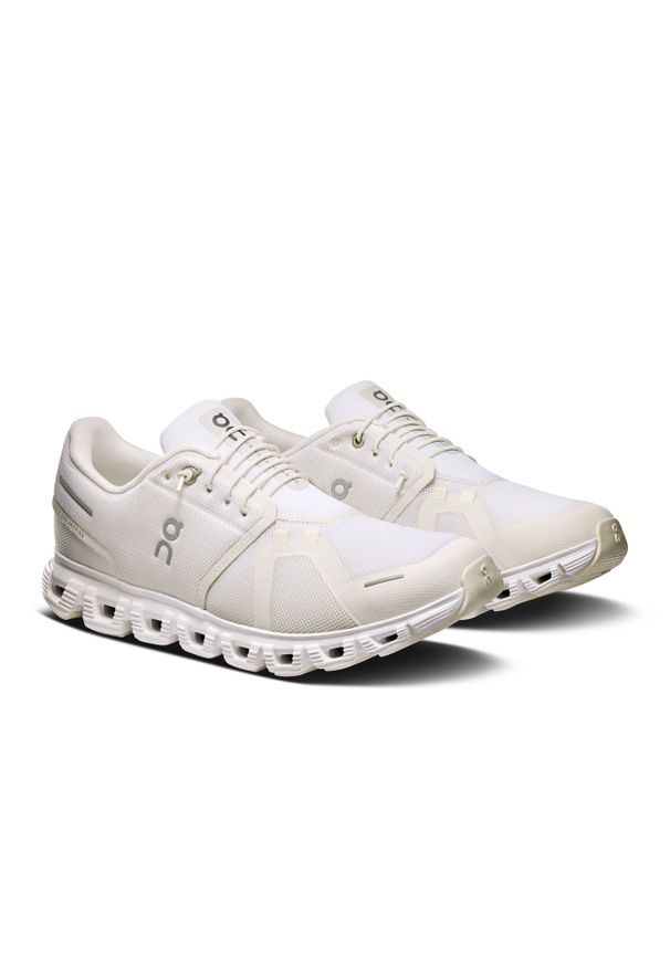 On Cloud 6 M White | White Sneakersy męskie. Kolor: biały