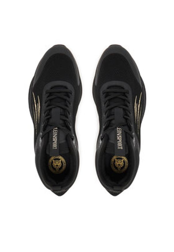 Plein Sport Sneakersy PAES USC0778 STE003N Czarny. Kolor: czarny. Materiał: materiał