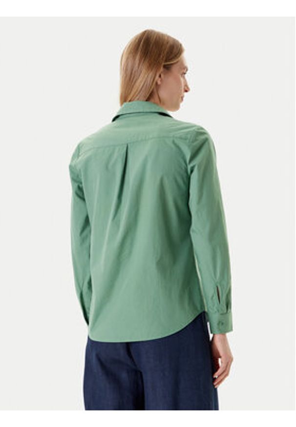 United Colors of Benetton - United Colors Of Benetton Koszula 5HAXDQ0AX Zielony Regular Fit. Kolor: zielony. Materiał: bawełna