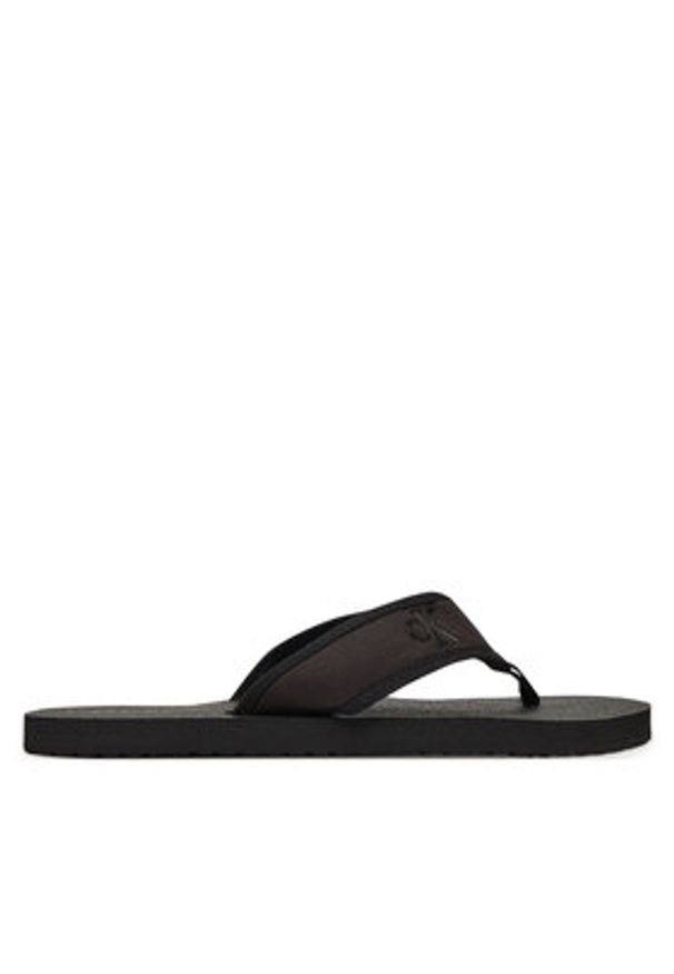 Calvin Klein Jeans Japonki Thong+ Cv YM0YM01235 Czarny. Kolor: czarny. Materiał: materiał