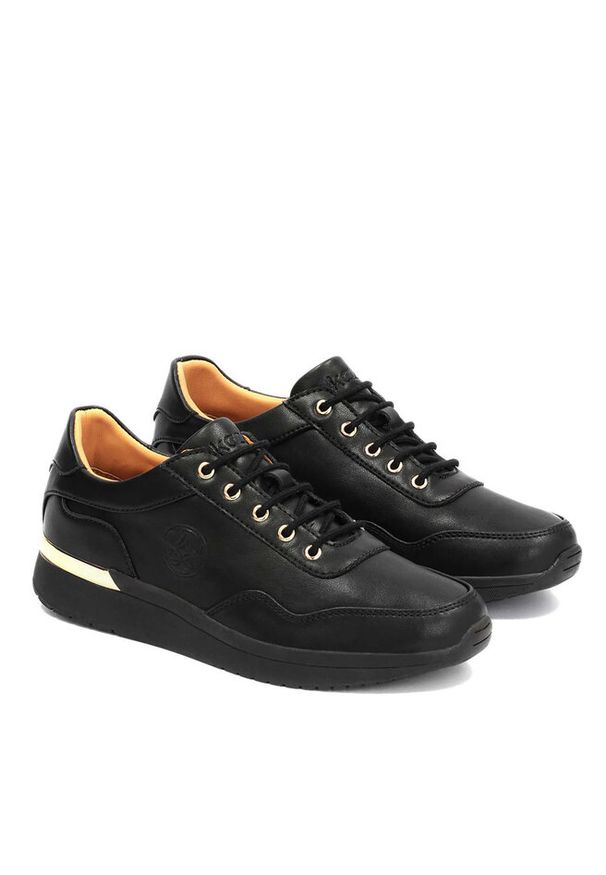 Sneakersy Kazar. Kolor: czarny