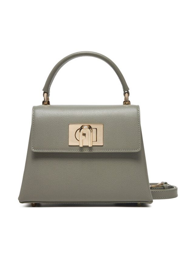 Furla Torebka 1927 WB00109 ARE000 AG700 Zielony. Kolor: zielony. Materiał: skórzane