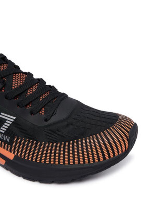EA7 Emporio Armani Sneakersy 7X000651 AF23103 MZ693 Czarny. Kolor: czarny. Materiał: materiał