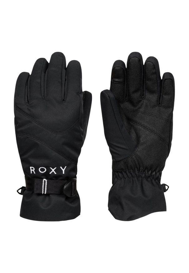 Rękawice narciarskie damskie Roxy Jetty Solid. Kolor: czarny. Materiał: poliester. Sezon: zima. Sport: narciarstwo