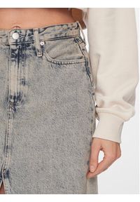 Calvin Klein Jeans Spódnica jeansowa Front Split Maxi Denim Skirt J20J222869 Niebieski Slim Fit. Kolor: niebieski. Materiał: bawełna #4