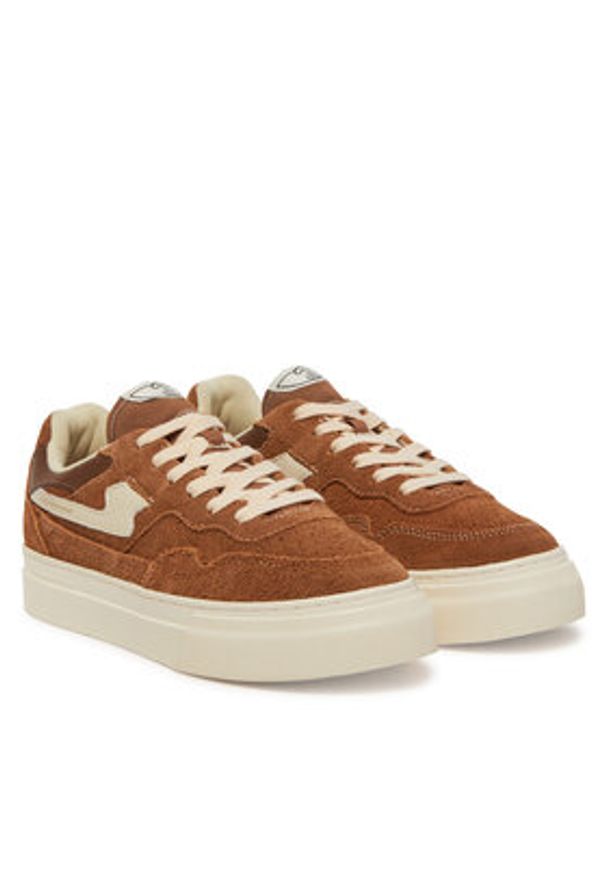 S.W.C Stepney Workers Club Sneakersy Pearl YA24200 Brązowy. Kolor: brązowy. Materiał: zamsz, skóra