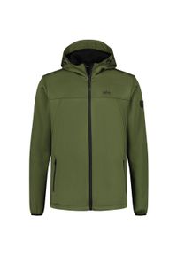 Jack Wolfskin - Męska Kurtka Softshell Kjelvik Dario Zielona XL - Wodoodporna. Kolor: zielony. Materiał: softshell. Sport: turystyka piesza
