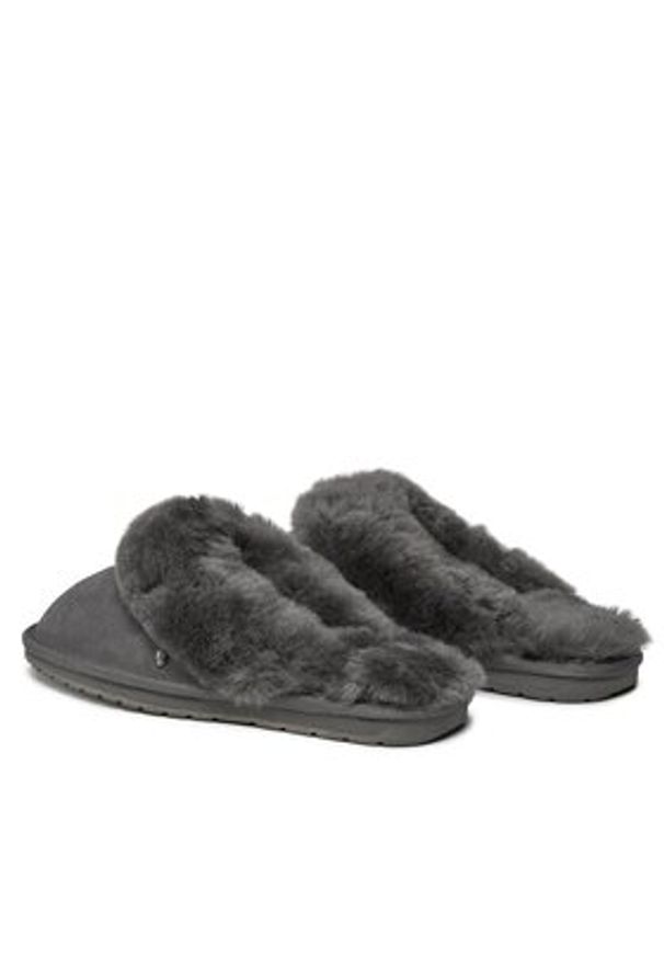 EMU Australia Kapcie Jolie W10015 Szary. Kolor: szary. Materiał: skóra