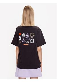 Puma T-Shirt Downtown 538362 Czarny Relaxed Fit. Kolor: czarny. Materiał: bawełna