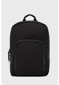 Rains plecak 13970 Scuba Base Bag Mini kolor czarny duży gładki. Kolor: czarny. Wzór: gładki