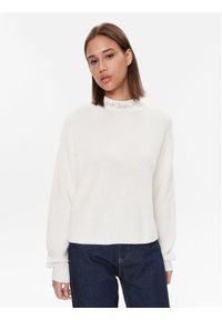 Calvin Klein Jeans Sweter J20J222255 Écru Relaxed Fit. Materiał: bawełna #1