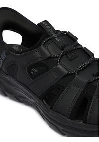 skechers - Skechers Sandały Slip-Ins: USA Revolted SS - Vartan 205182/BBK Czarny. Kolor: czarny. Materiał: skóra #4