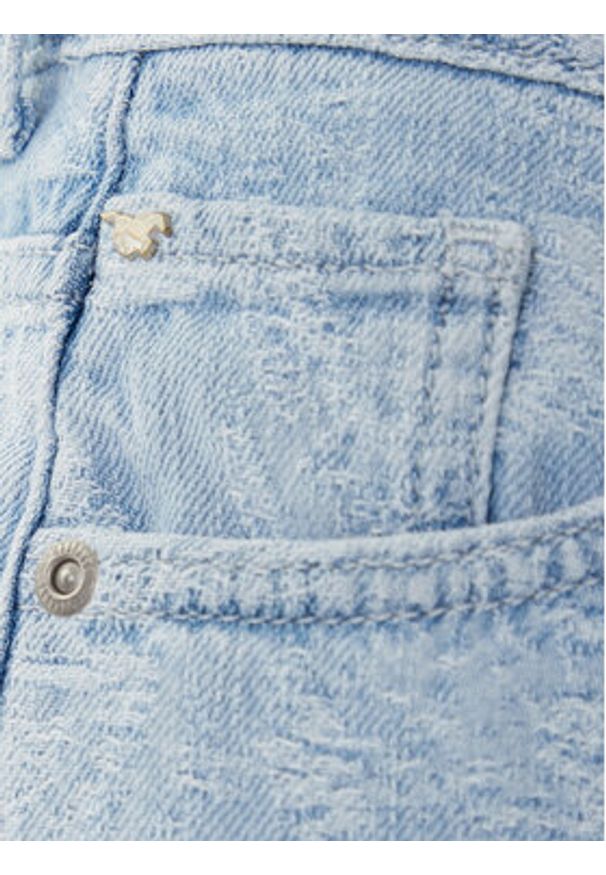 Mustang Jeansy Madison 1016002 Błękitny Wide Fit. Kolor: niebieski