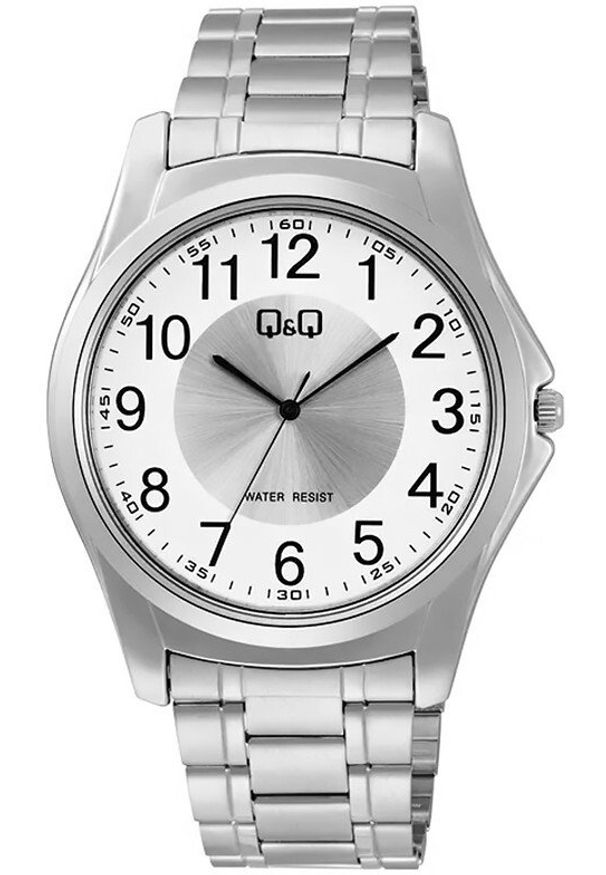 Zegarek męski QQ C41A-002P srebrny. Kolor: srebrny