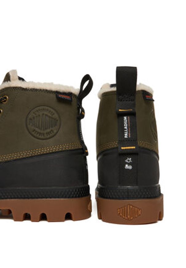 Palladium Trapery Pampa Duck Wl Wp+ 79547-325-M Zielony. Kolor: zielony. Materiał: materiał