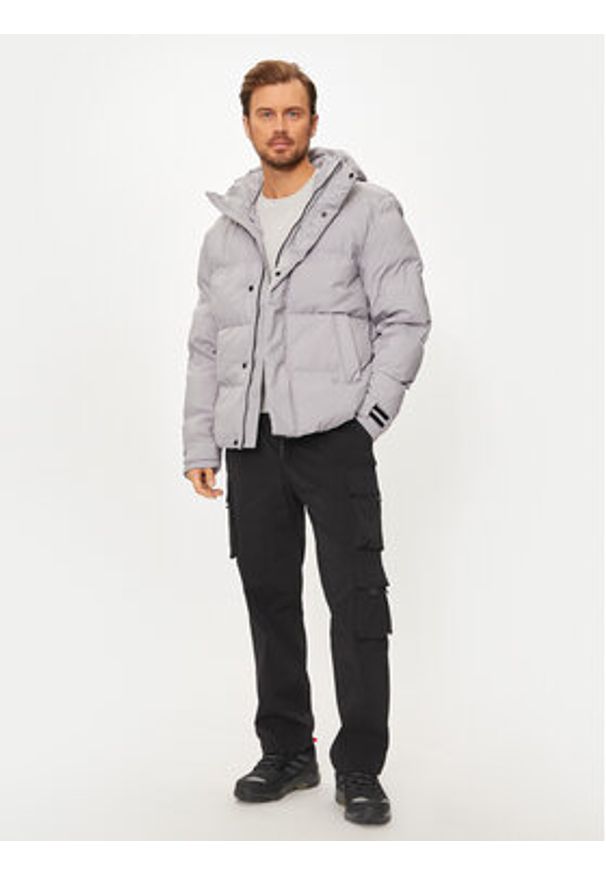 4f - 4F Kurtka zimowa 4FWAW24TDJAM479 Szary Loose Fit. Kolor: szary. Materiał: syntetyk. Sezon: zima