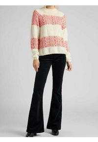 Lee - LEE HIGHNCK CHUNKY KNIT RELAXED FIT DAMSKI SWETER KLASYCZNY ECRU L52DOINQ 112112103. Styl: klasyczny #2